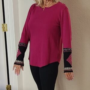 Caite embroidered top